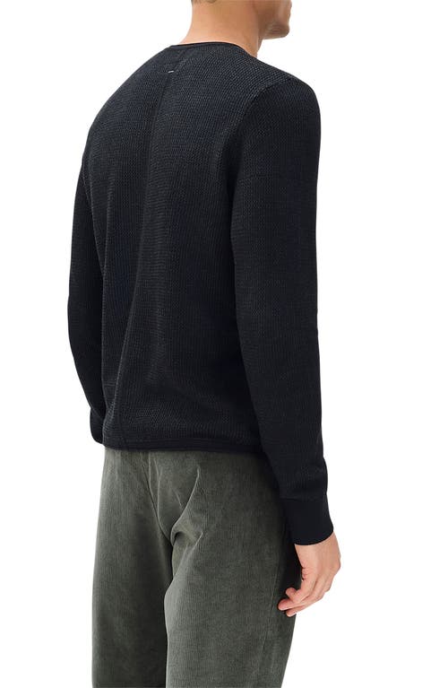 Rag & Bone Gregory Cashmere Crewneck Sweater In Black