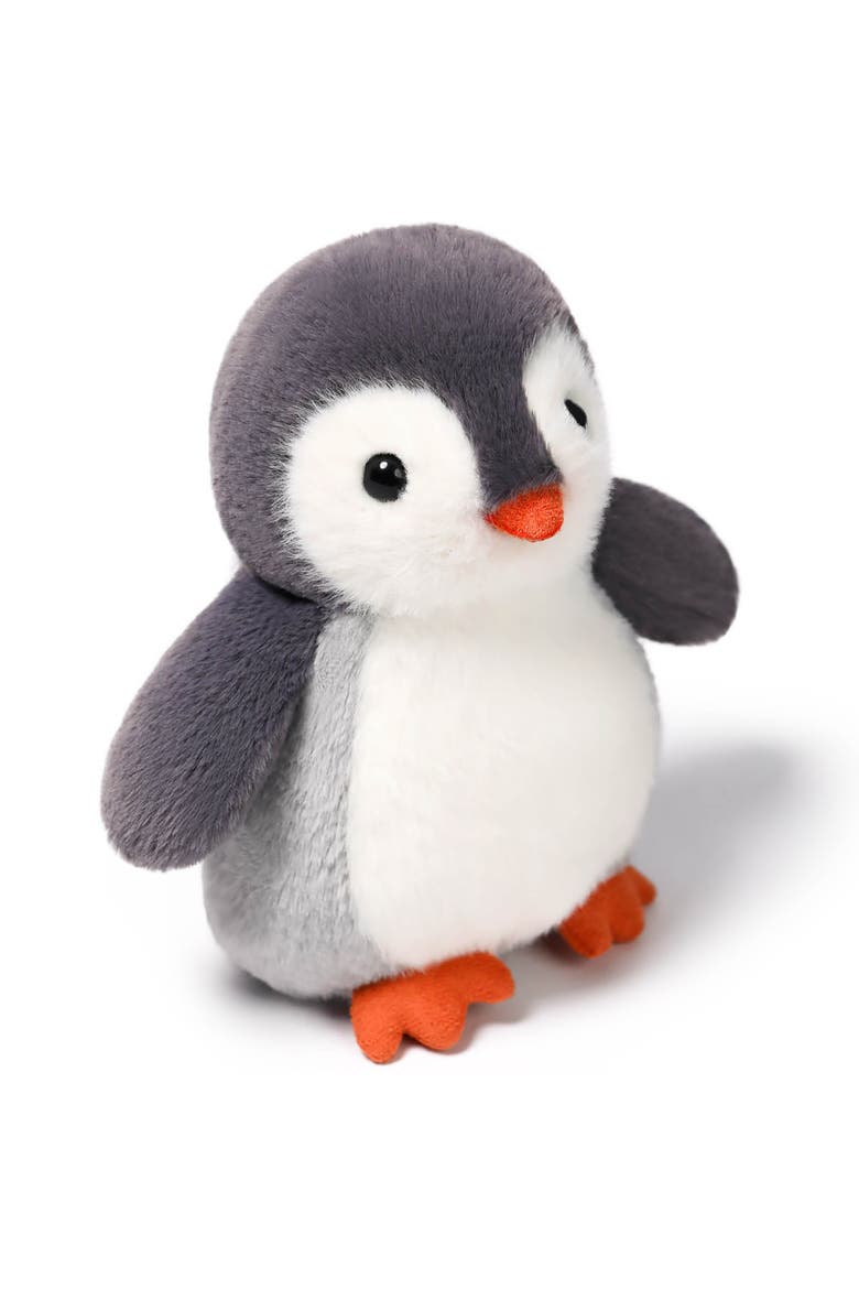 7 Inch Glacier Penguin Weighted Stuffed Animal, Alternate, color, Multicolored