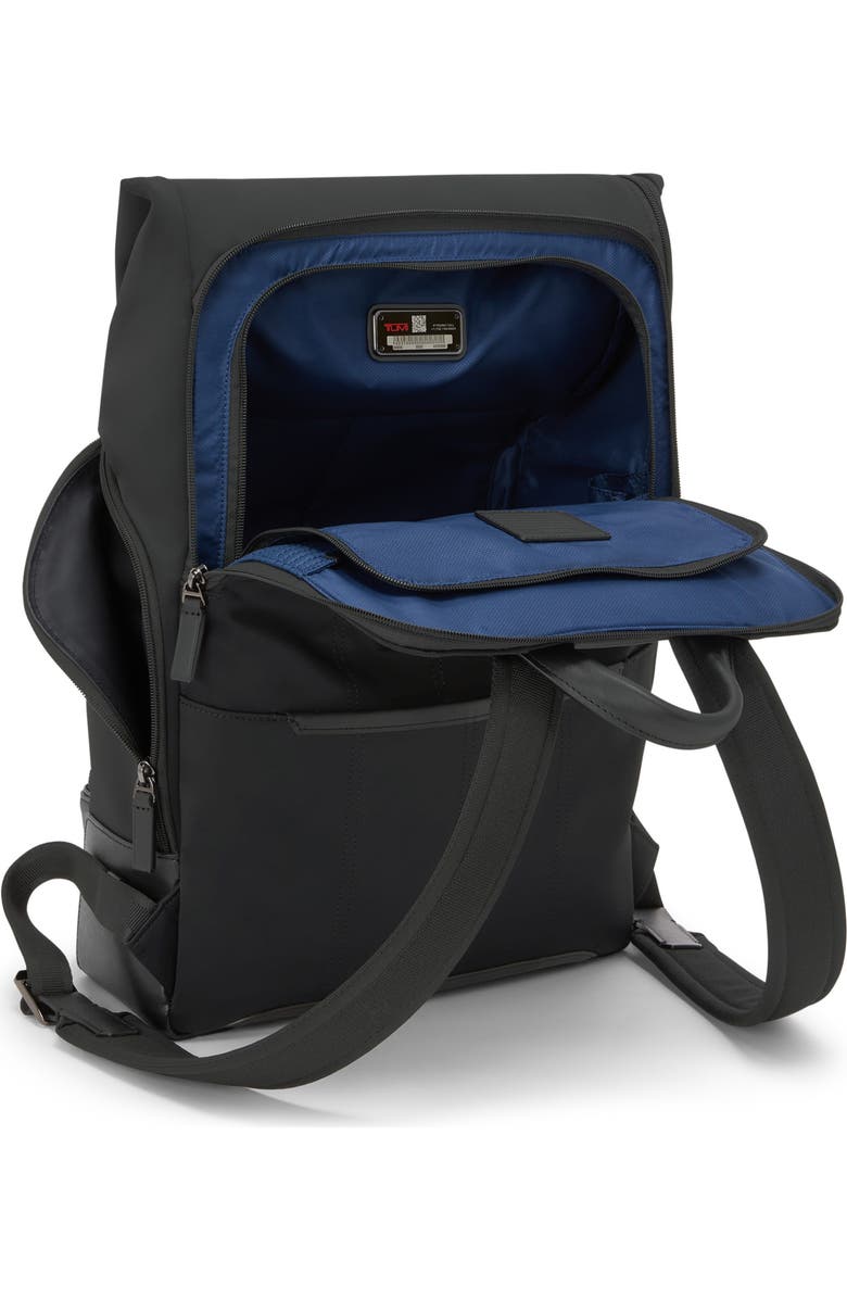 TUMI Osborn Roll Top Backpack, Alternate, color, Midnight/ Black