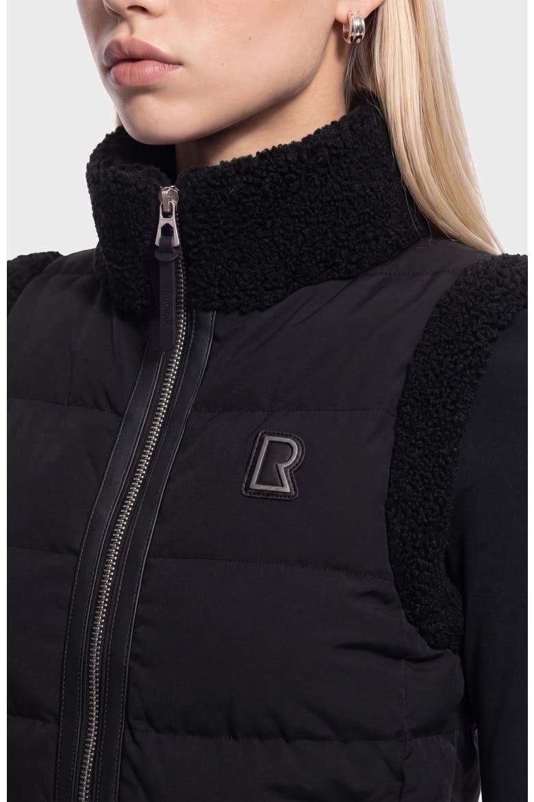 Hali Down Vest, Alternate, color, Black