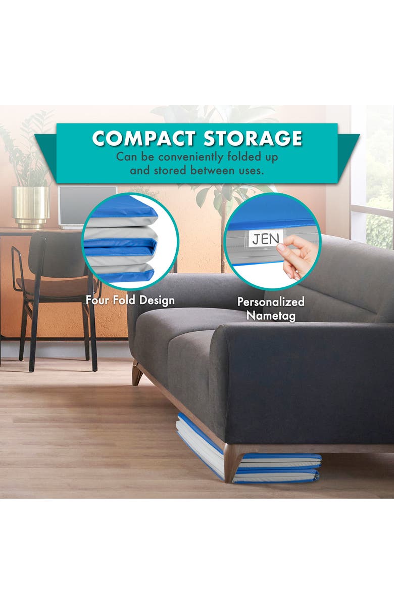 ProsourceFit Four-Fold Kids Rest Mat, Alternate, color, 45 In