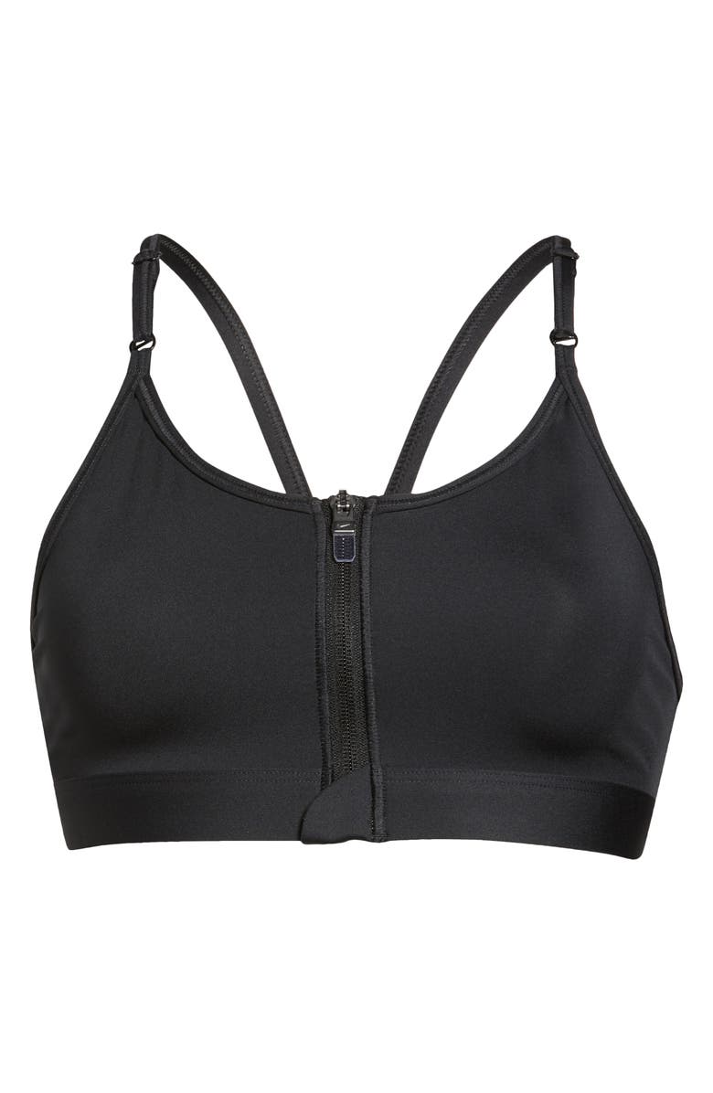Nike Dri-FIT Indy Zip-Front Sports Bra, Alternate, color, 