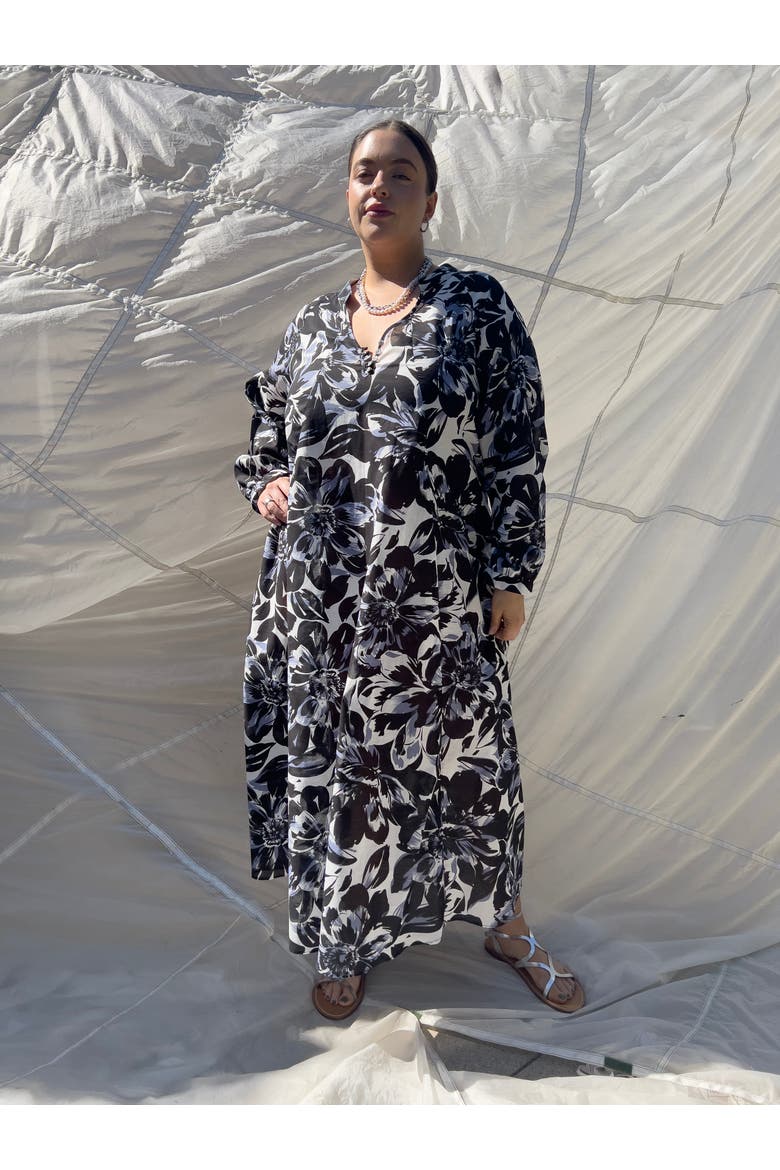 Denni Weekend Dress, Alternate, color, Painted floral