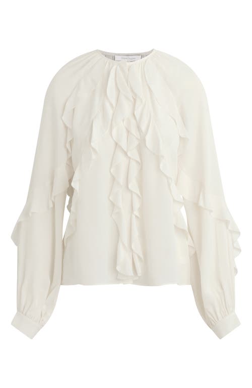 Favorite Daughter The Because Of You Ruffle Top In White