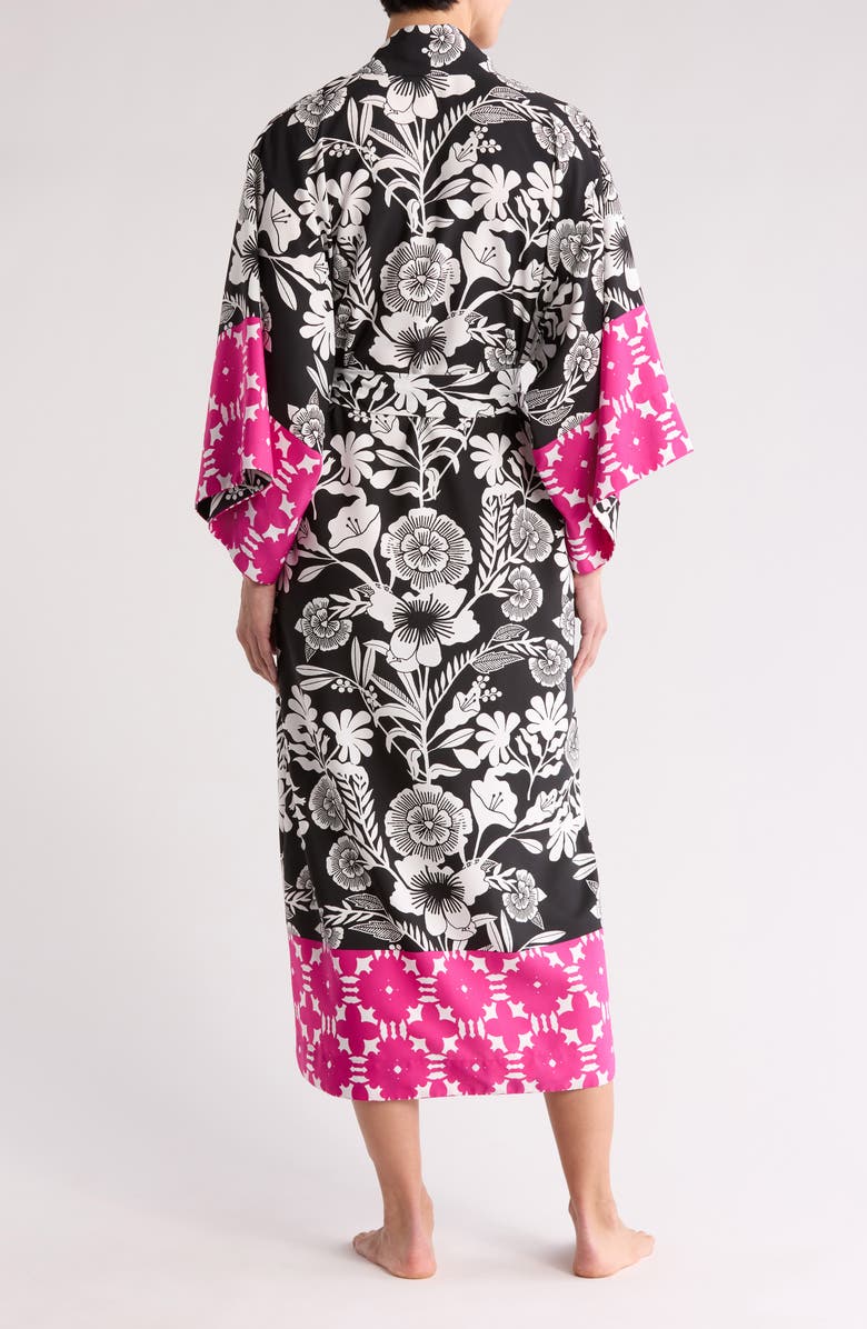 Natori Botanica Crêpe de Chine Robe, Alternate, color,