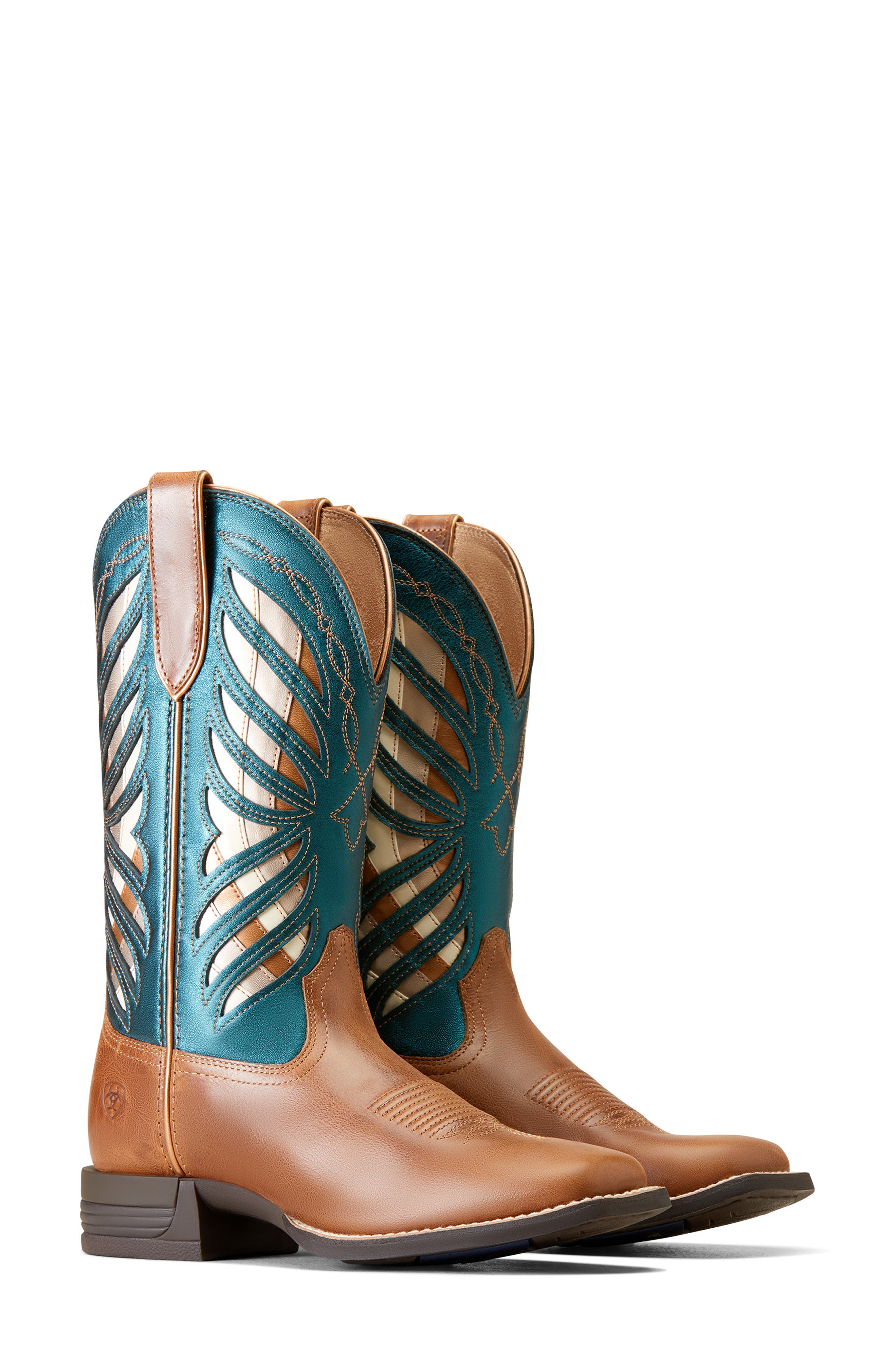 Ariat Longview Buttered Rum Western Boot, Alternate, color, Buttered Rum