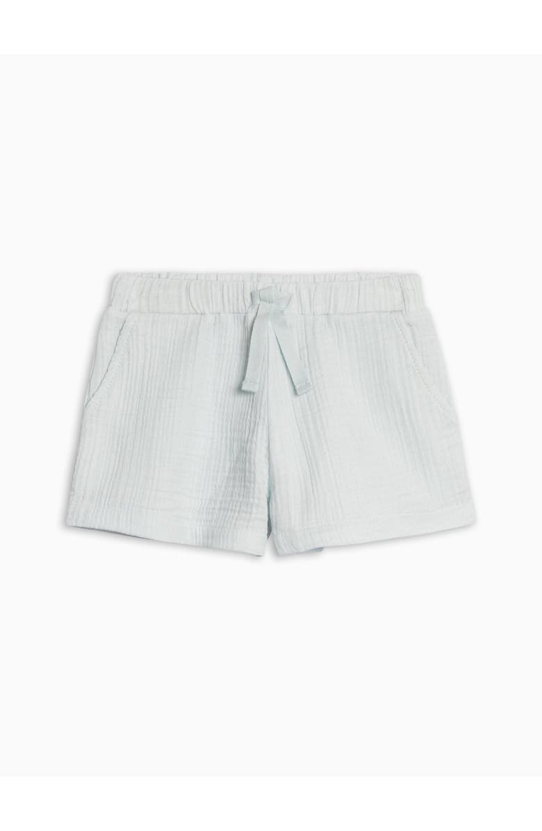 KENDI by Colored Organics Organic Alden Muslin Shorts, Alternate, color, Powder