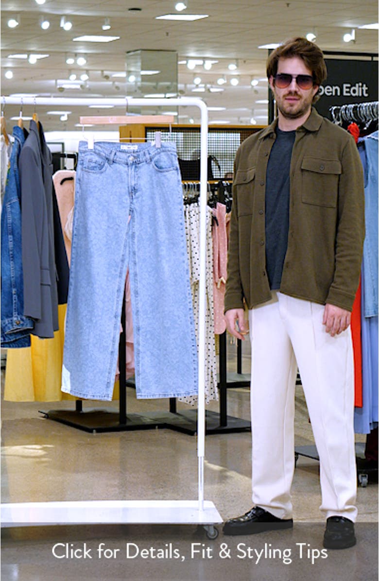 Paisley High Waist Wide Leg Jeans, sales video thumbnail