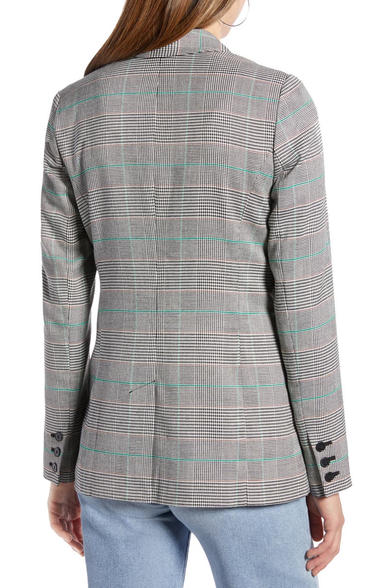 Halogen<sup>®</sup> Plaid Blazer, Alternate, color,