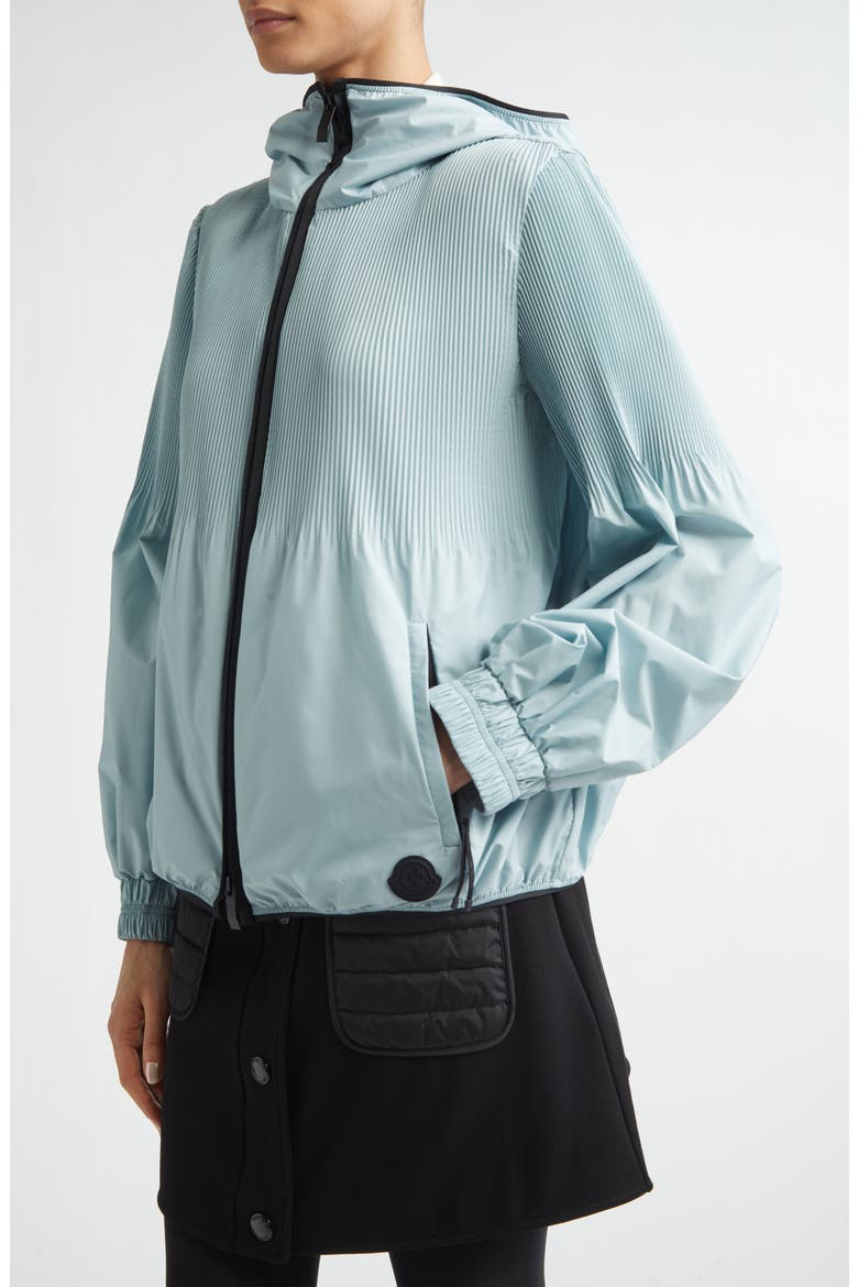 Anemone Hooded Jacket, Alternate, color, BLUE