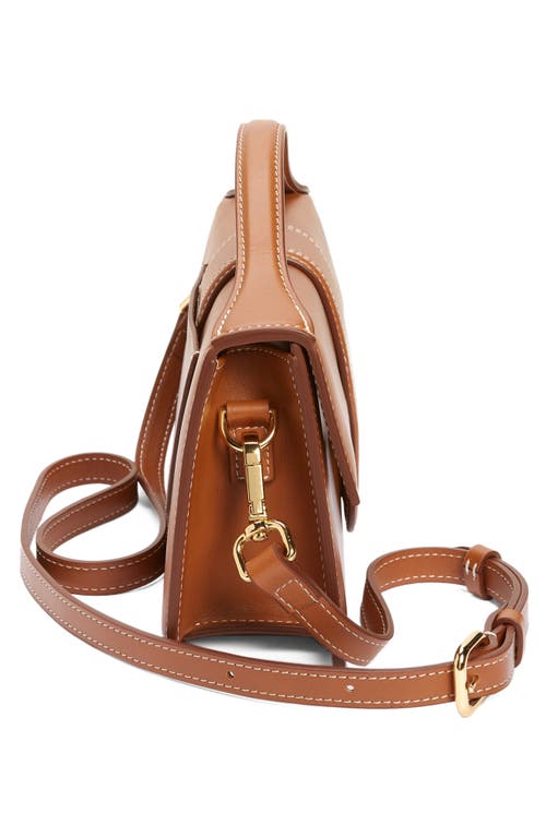 Jacquemus Le Grand Bambino Leather Crossbody Bag In Brown
