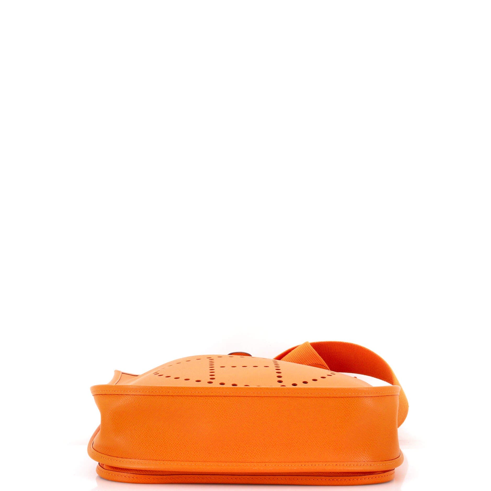 Pre-Owned Hermes Evelyne Bag Gen II Epsom PM, Alternate, color, Orange H