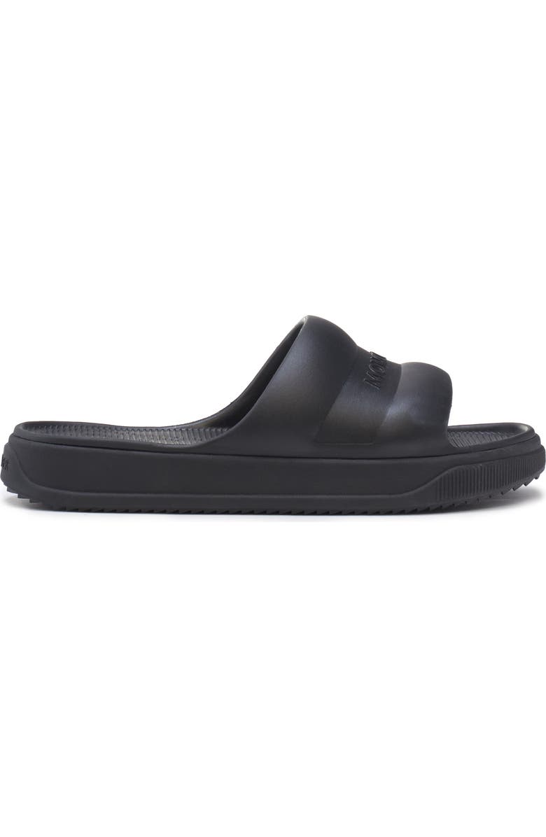 Moncler Altive Slide Sandal, Alternate, color, Black