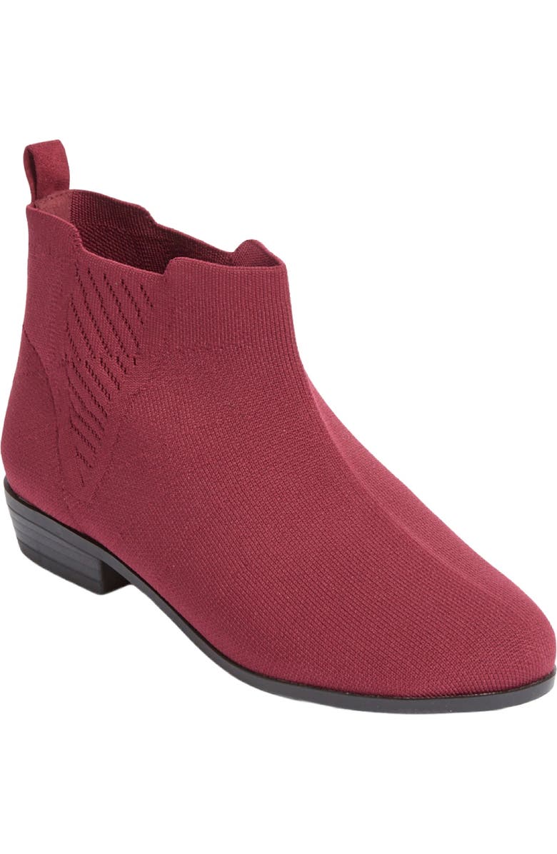 Comfortview The Aspyn Bootie, Main, color, Burgundy