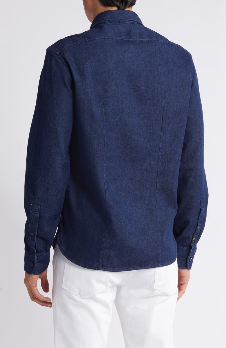 7 For All Mankind Left Hand Denim Button-Up Shirt, Alternate, color, Oracle