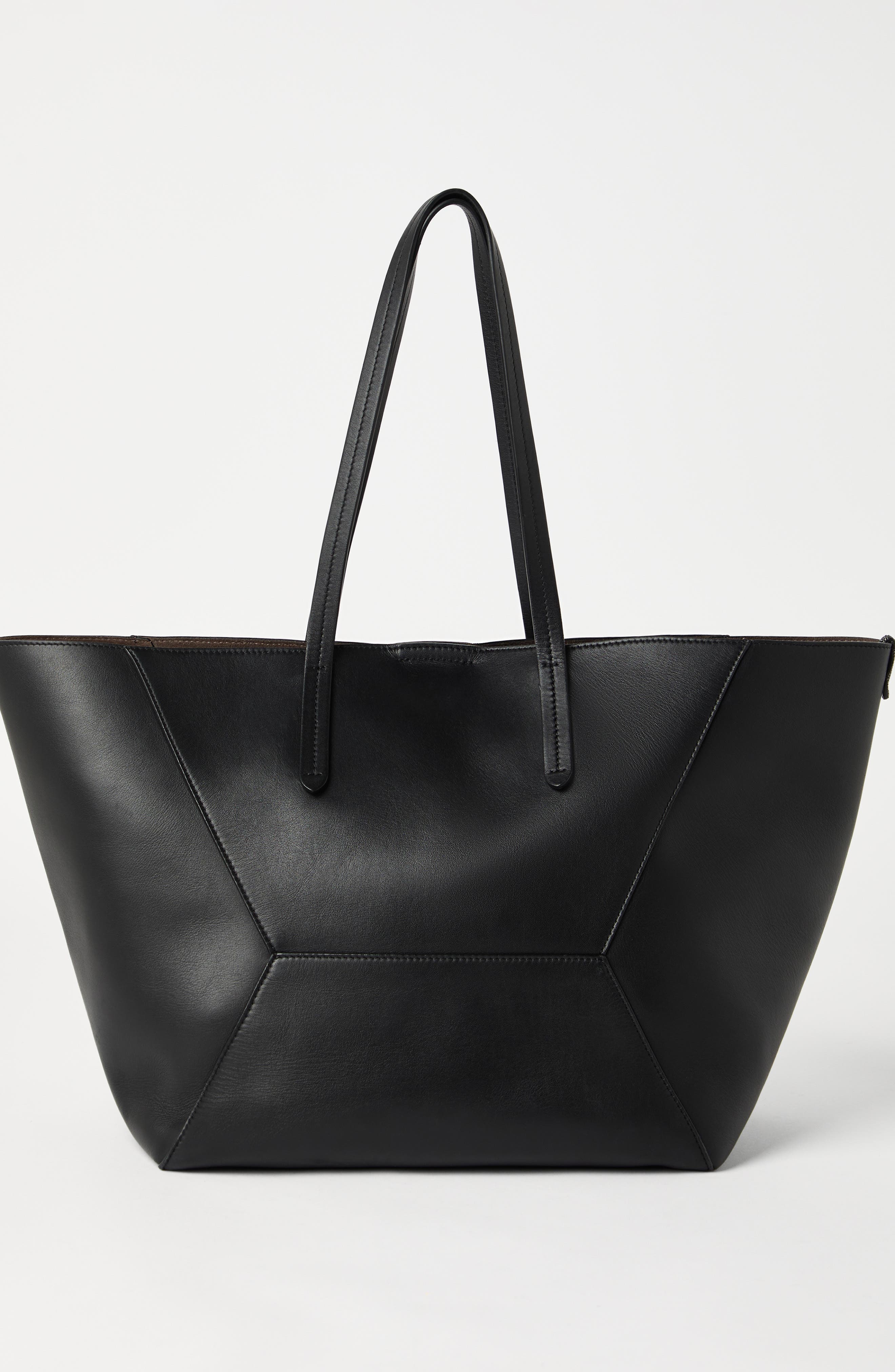 Brunello Cucinelli Large calfskin BC Duo bag, Alternate, color, 