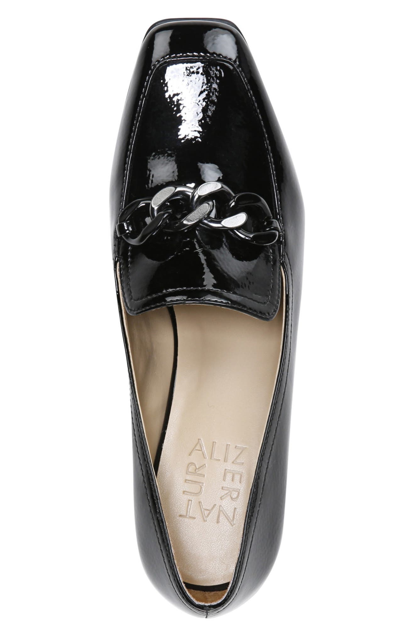 Naturalizer Wynrie Block Heel Chain Loafer, Alternate, color, 