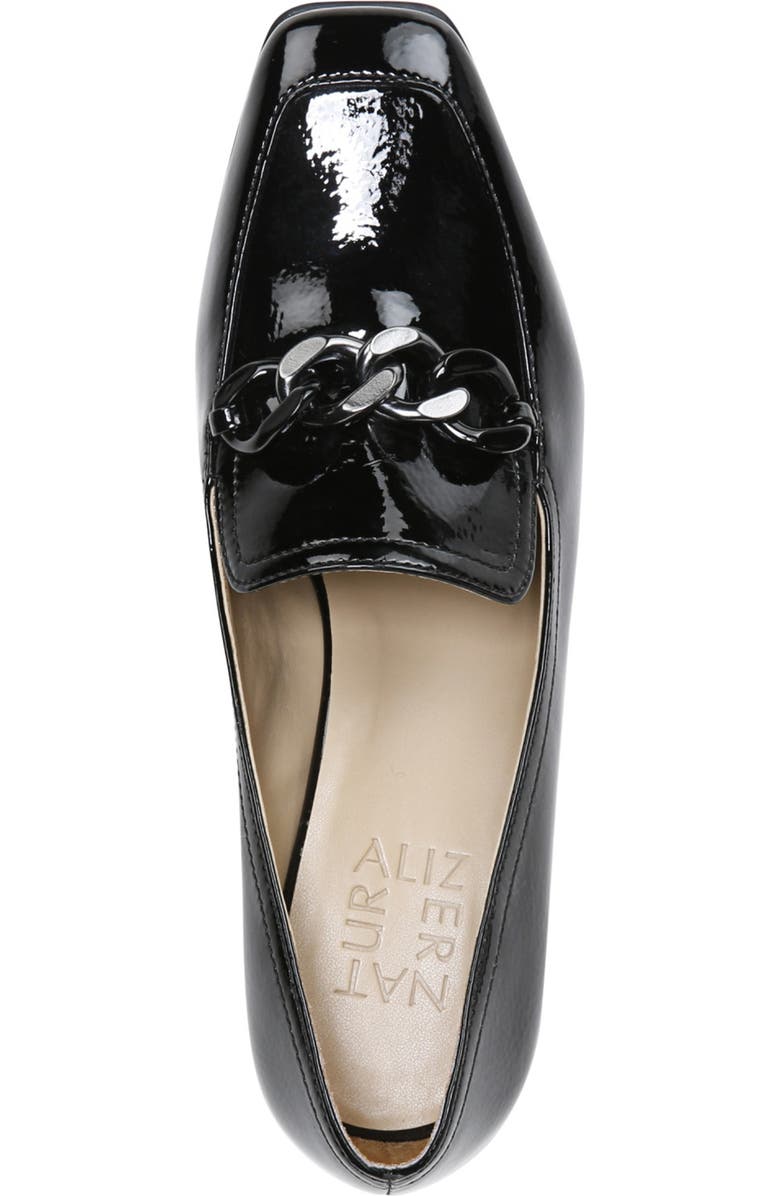 Naturalizer Wynrie Block Heel Chain Loafer, Alternate, color,