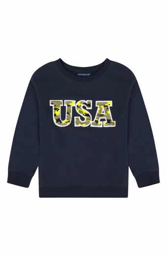 Andy & Evan Kids' Chenille USA Sweatshirt