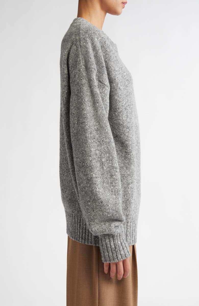PARTOW Dillon Wool & Cashmere Sweater, Alternate, color, Stone