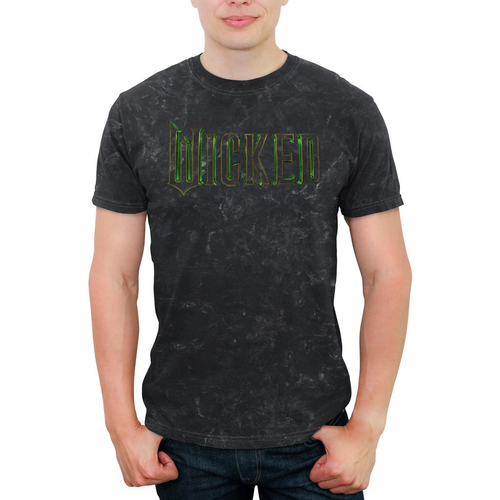 Men's Wicked Official Logo  Graphic T-Shirt in Black  product
