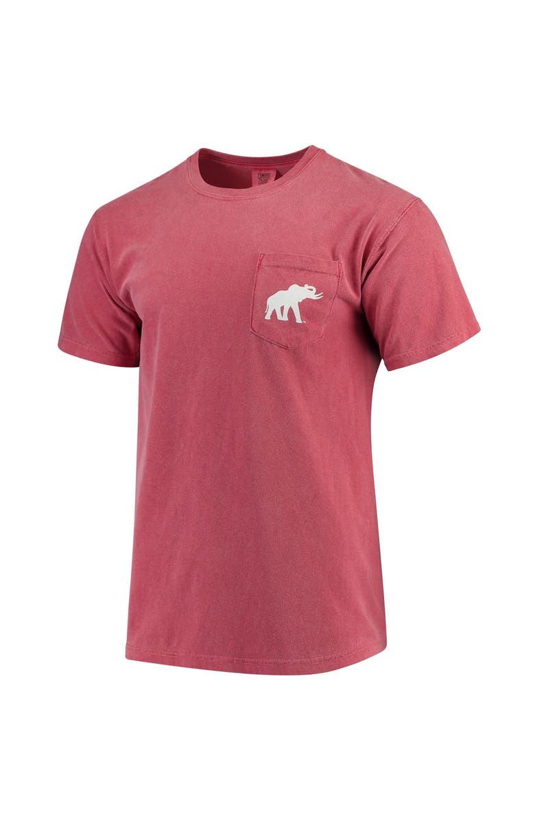 TUSKWEAR Men's Crimson Alabama Crimson Tide Tuskwear Comfort Colors Crest T-Shirt, Alternate, color,