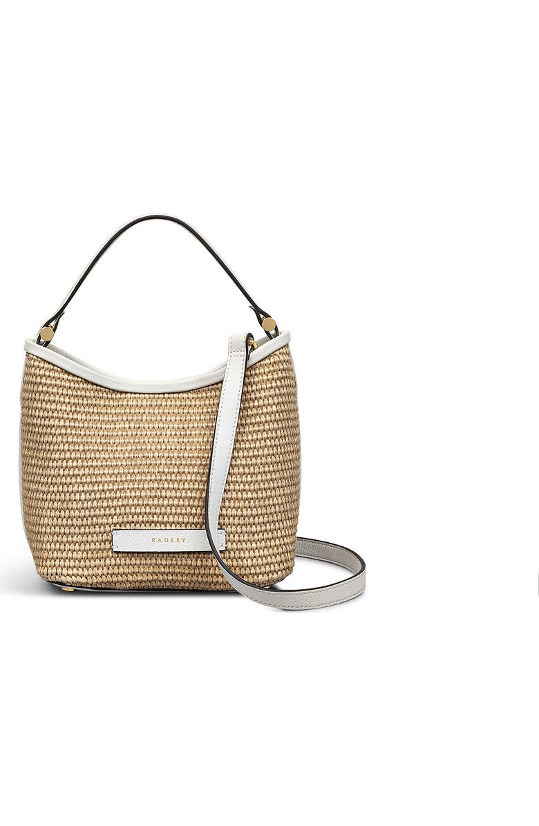 Radley Bathurst Mews - Raffia Small Open Top Satchel Bag, Main, color,