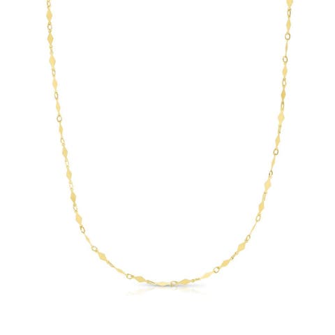 Gold Kite Chain Necklace