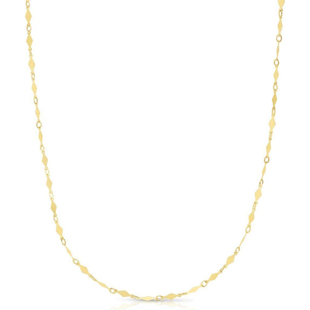 The Lovery Fine Jewelry Gold Kite Chain Necklace In Gold