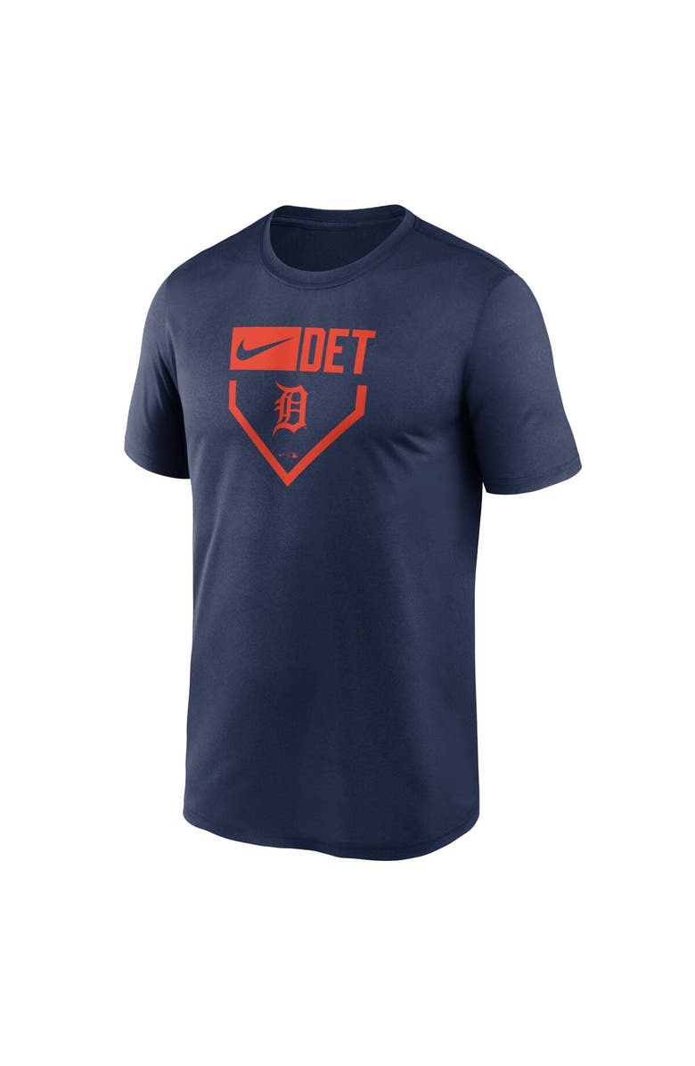 Nike Men's Nike Navy Detroit Tigers Home Plate Icon Legend Performance T-Shirt, Alternate, color, Navy