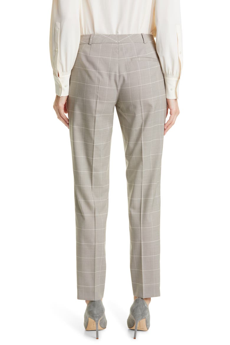 Tiluna Slim Wool & Silk Suit Pants, Alternate, color, SAND FANTASY
