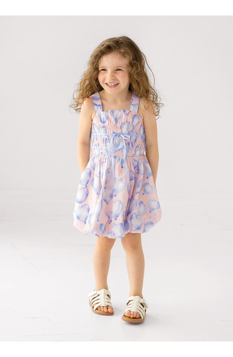 Mabel + Honey Up and Away Sleeveless Dress, Alternate, color, Dots, Pink, Blue