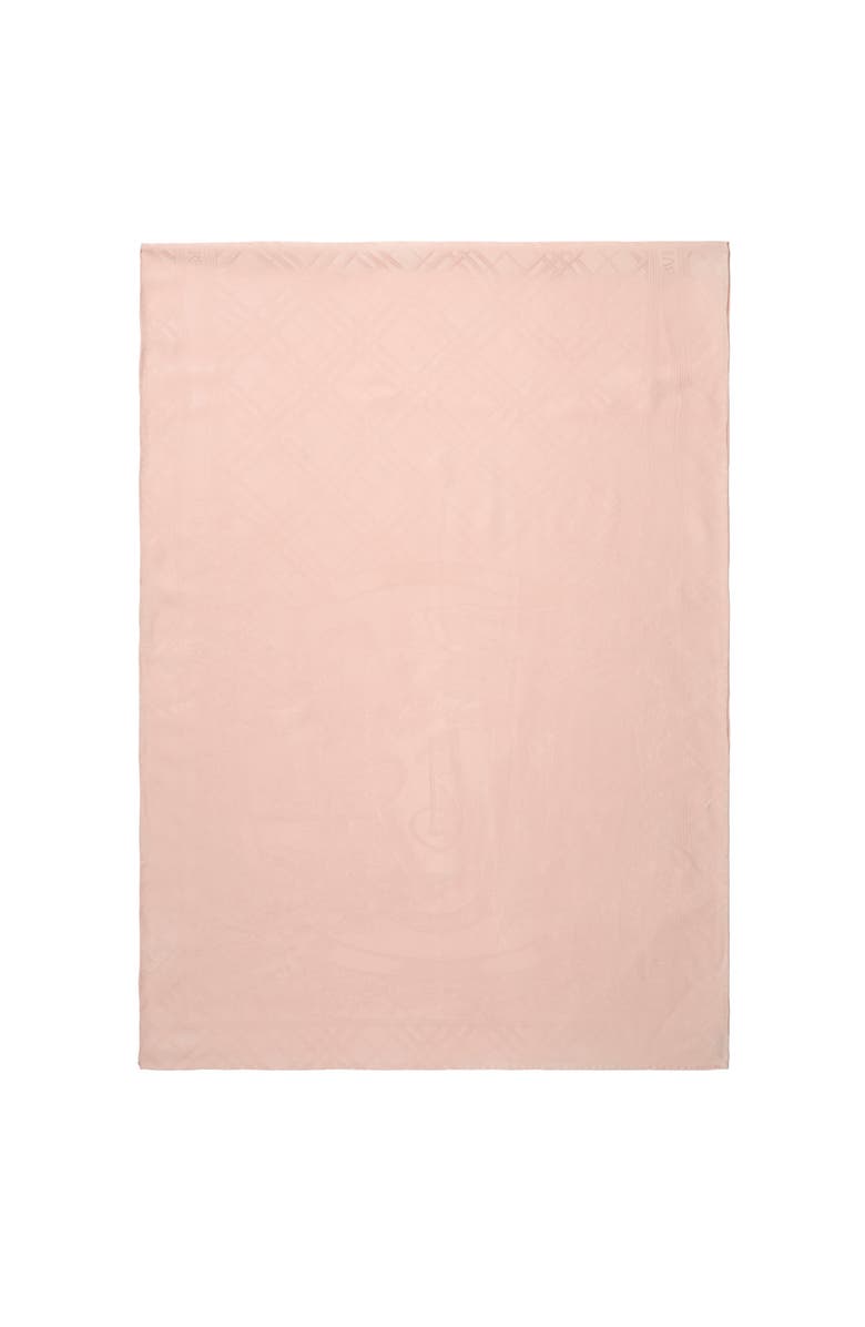 Burberry Floral Crest Silk Scarf, Main, color, Compact Pink