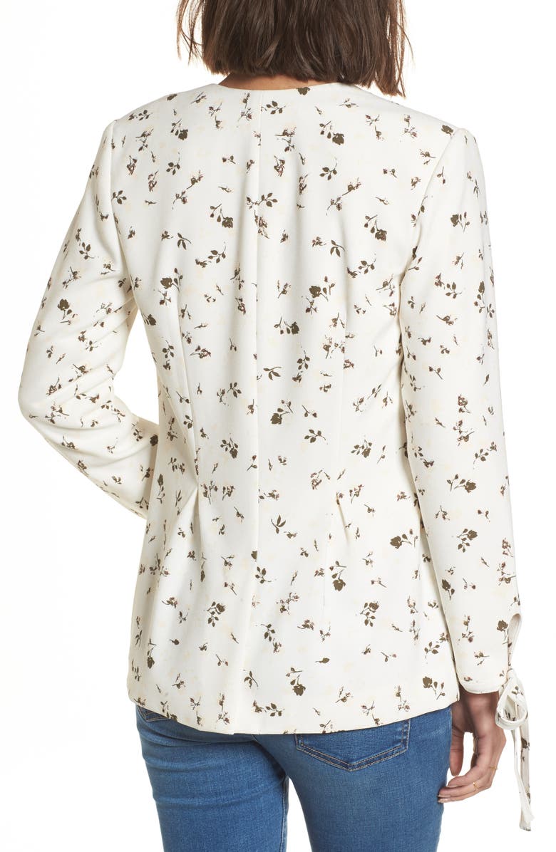 Hinge Tie Sleeve Blazer, Alternate, color, 