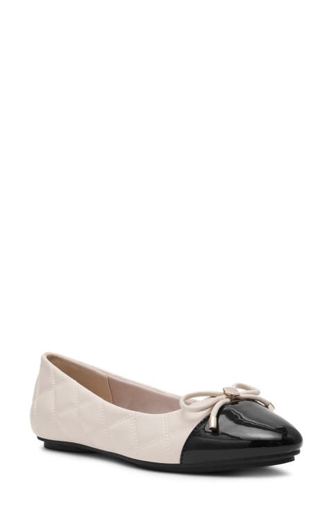 Leyton Cap Toe Ballet Flat (Women)