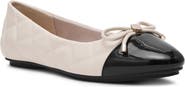 Anne Klein Leyton Cap Toe Ballet Flat