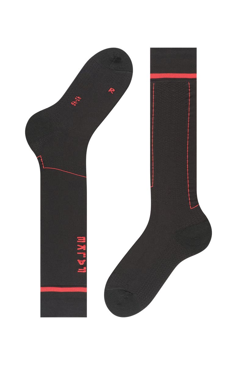 Falke Impulse Knee High Running Socks, Alternate, color, Black