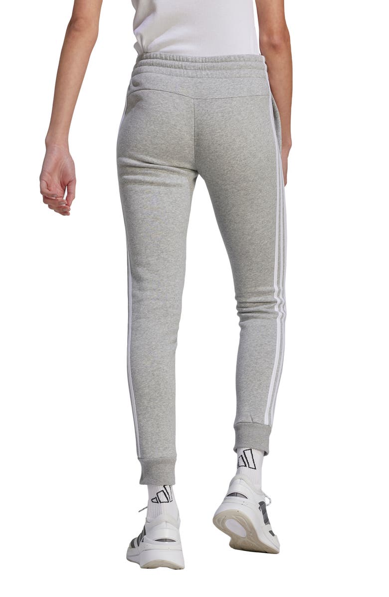 adidas Essentials 3-Stripe Fleece Pants, Alternate, color,