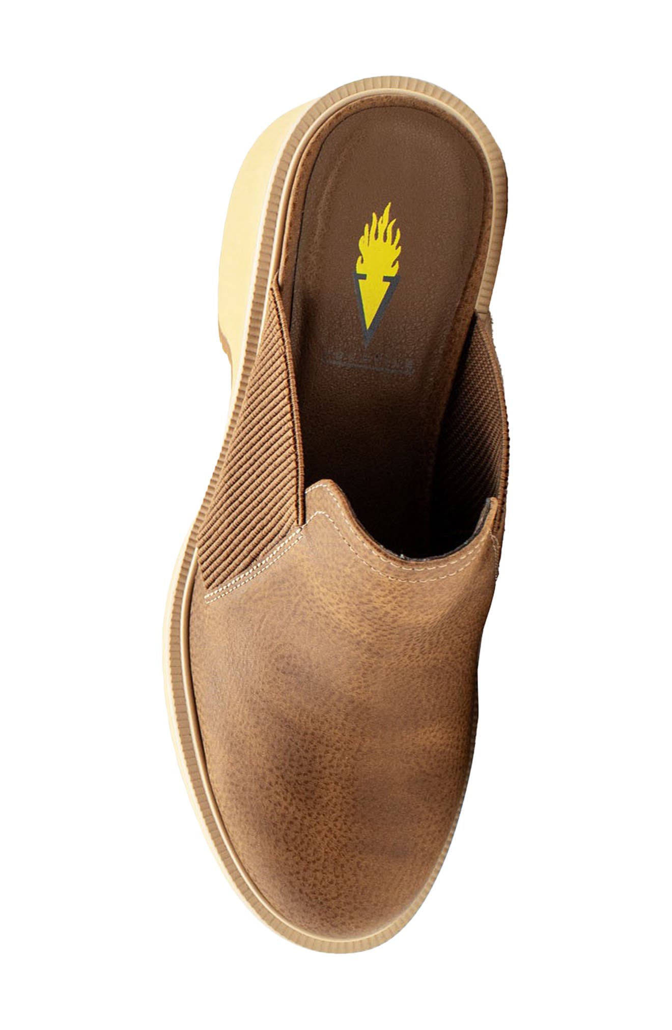 Volatile Monet Block Heel Clog, Alternate, color, Cognac