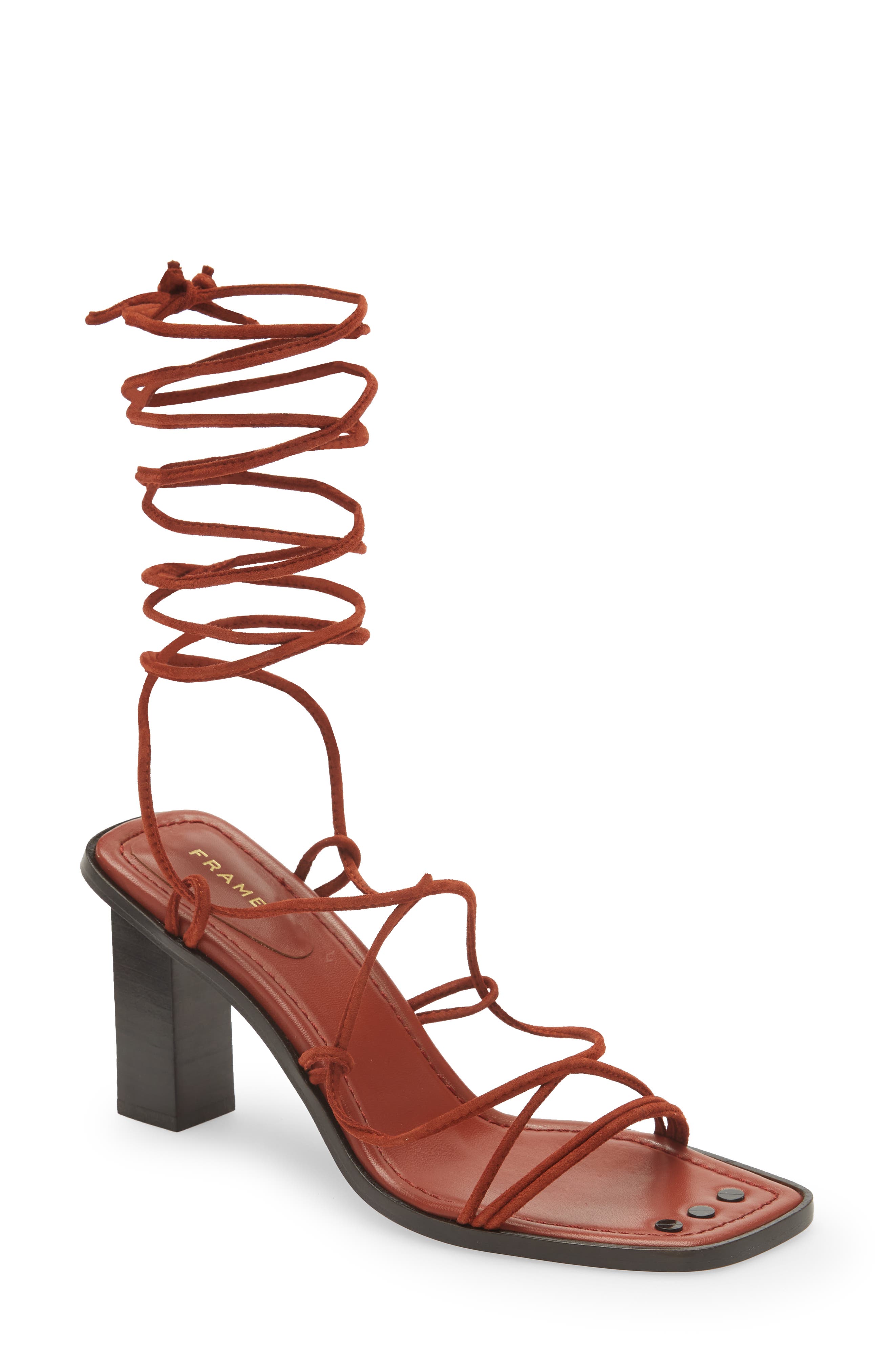 Le Doheny Strappy Sandal, Main, color, BRICK