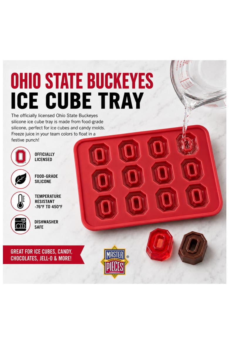 Ohio State Buckeyes Ice Cube Tray, Alternate, color, Multicolor