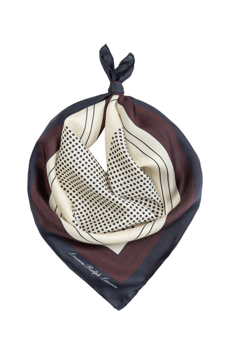 Lauren Ralph Lauren Fall Dot Square, Main, color, Cream