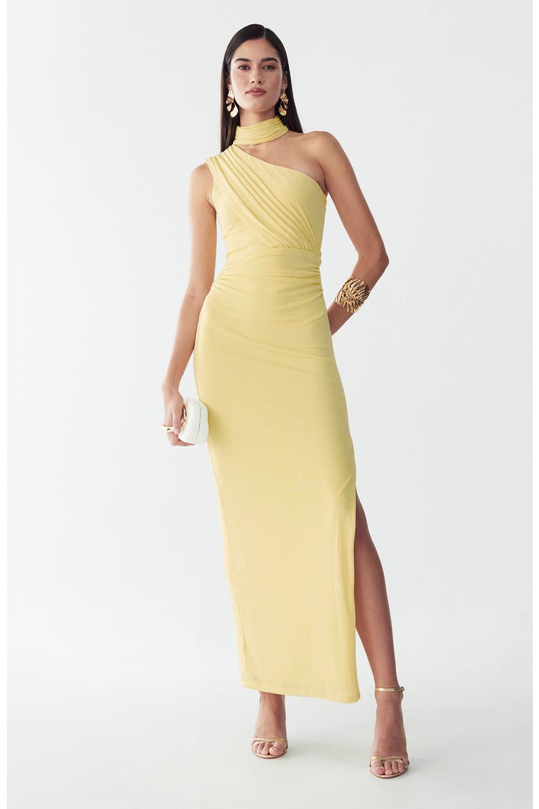 Annie Maxi Dress, Main, color, Lemon Sorbet
