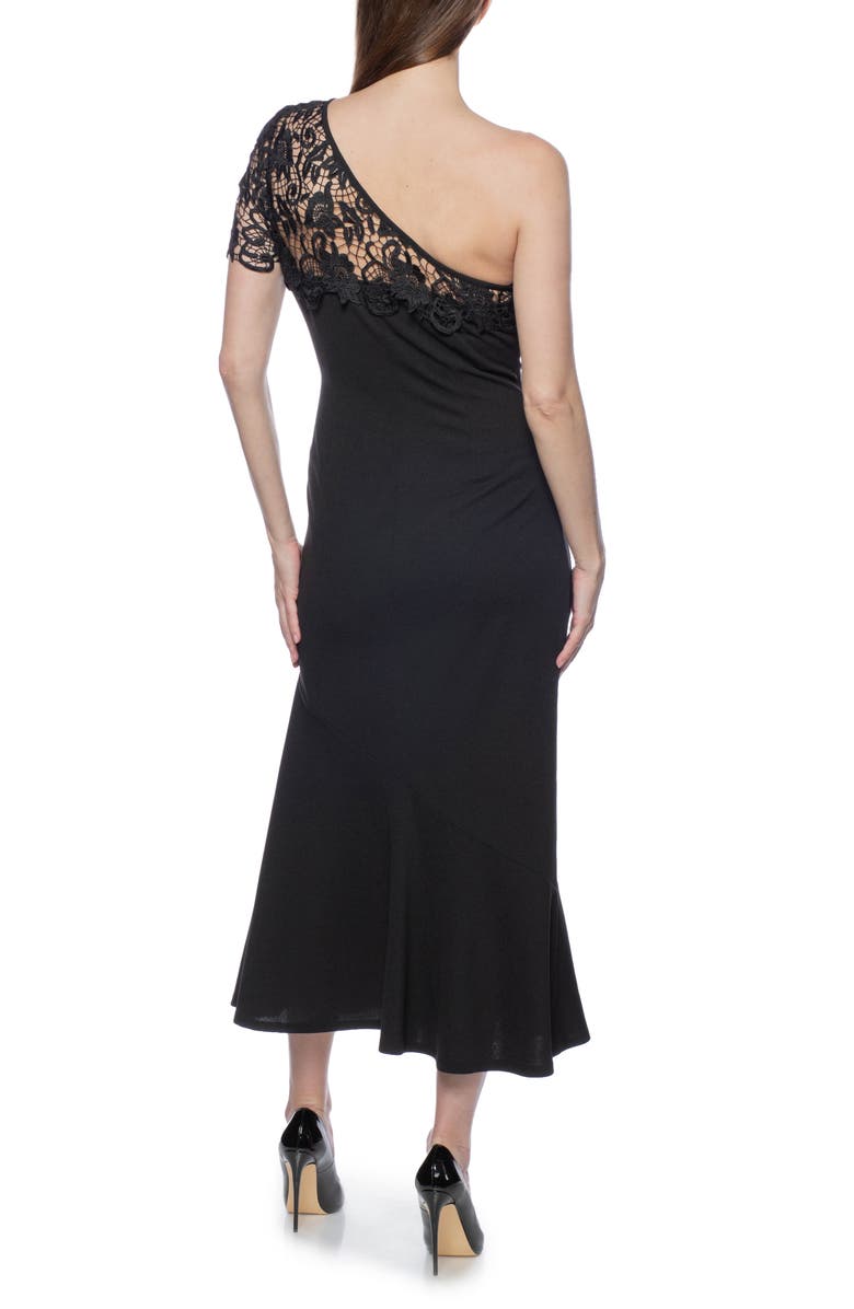 Marina One Shoulder Lace Midi Dress | Nordstromrack