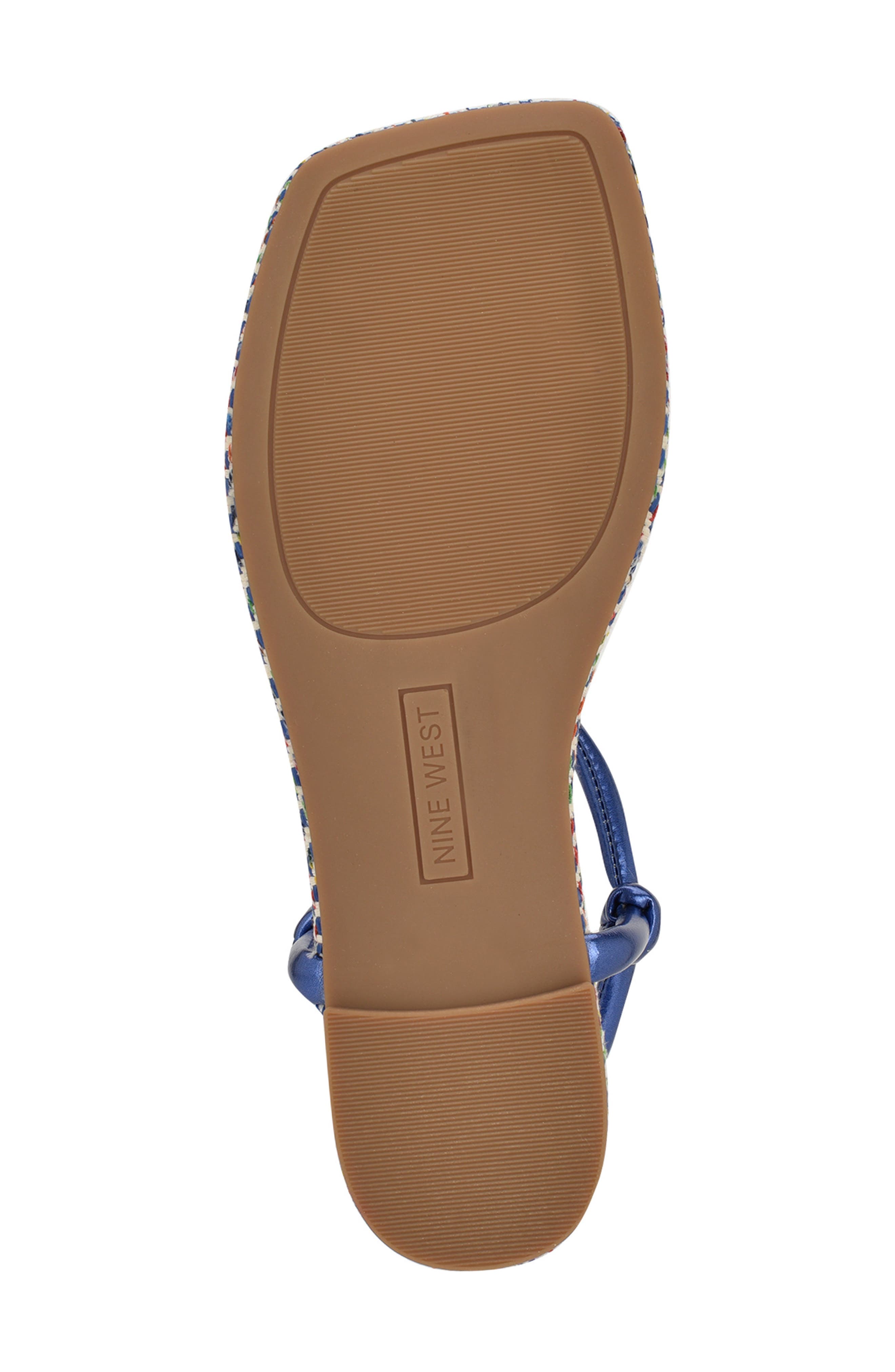 Nine West Nortny Ankle Strap Sandal, Alternate, color, Medium Blue
