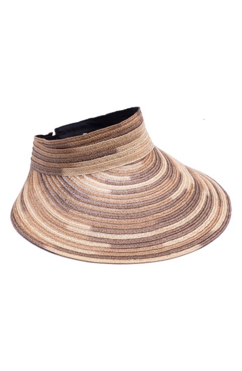 Tie Dye Wide Brim Packable Visor