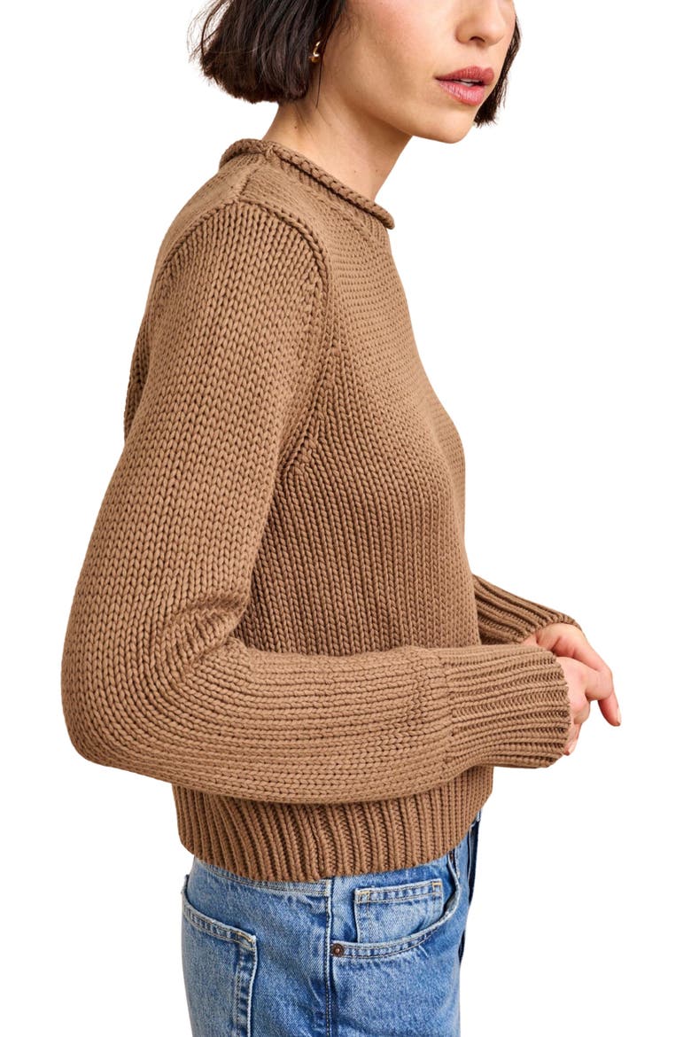 Solid Mini Marina Sweater, Alternate, color, Tan
