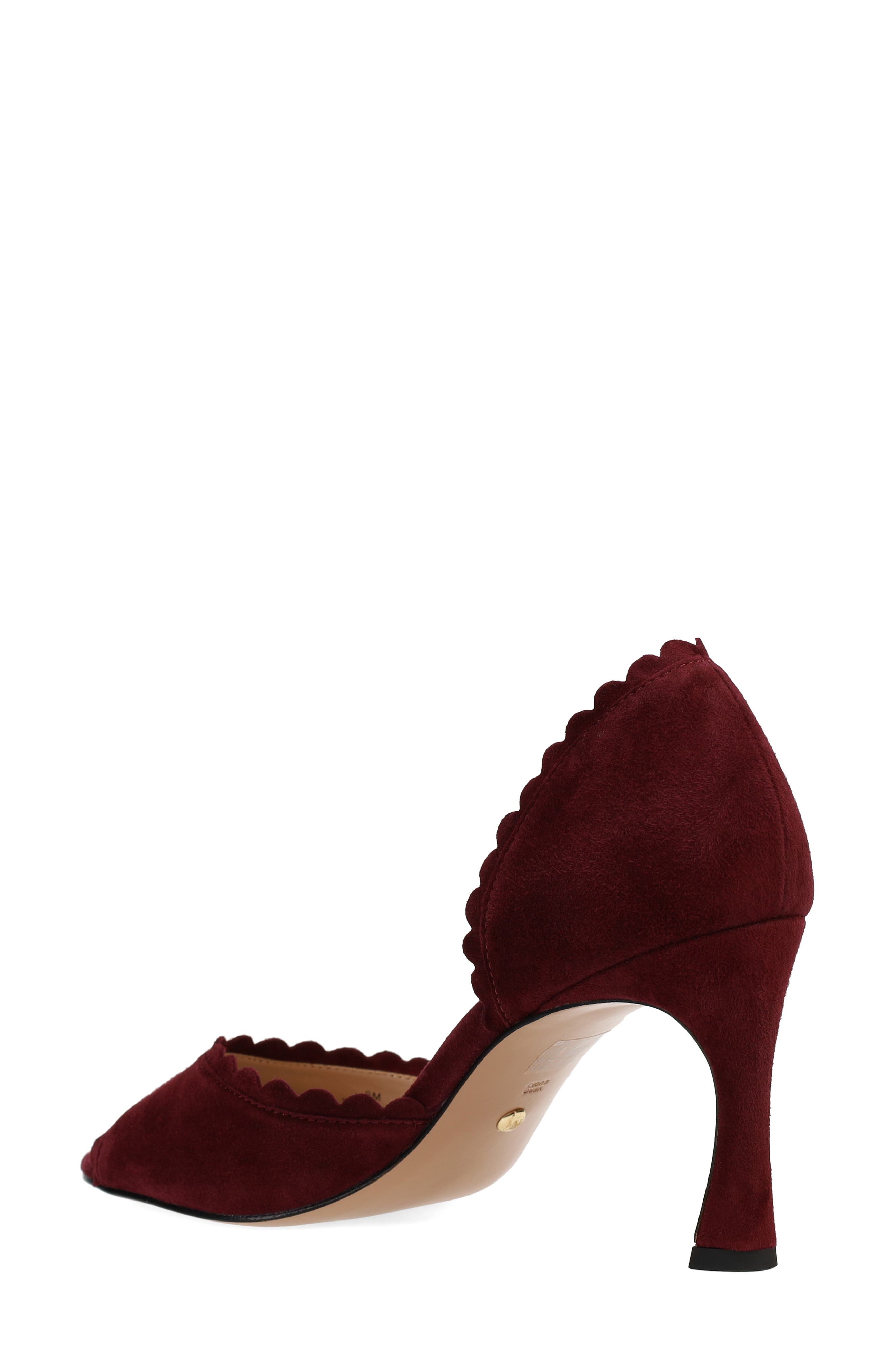 Hollin Open Toe Pump, Alternate, color, WINE
