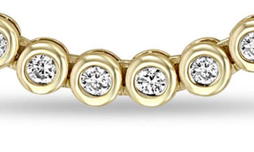 Zoë Chicco Xs Diamond Bezel Curb Chain Necklace In 14k Yellow Gold