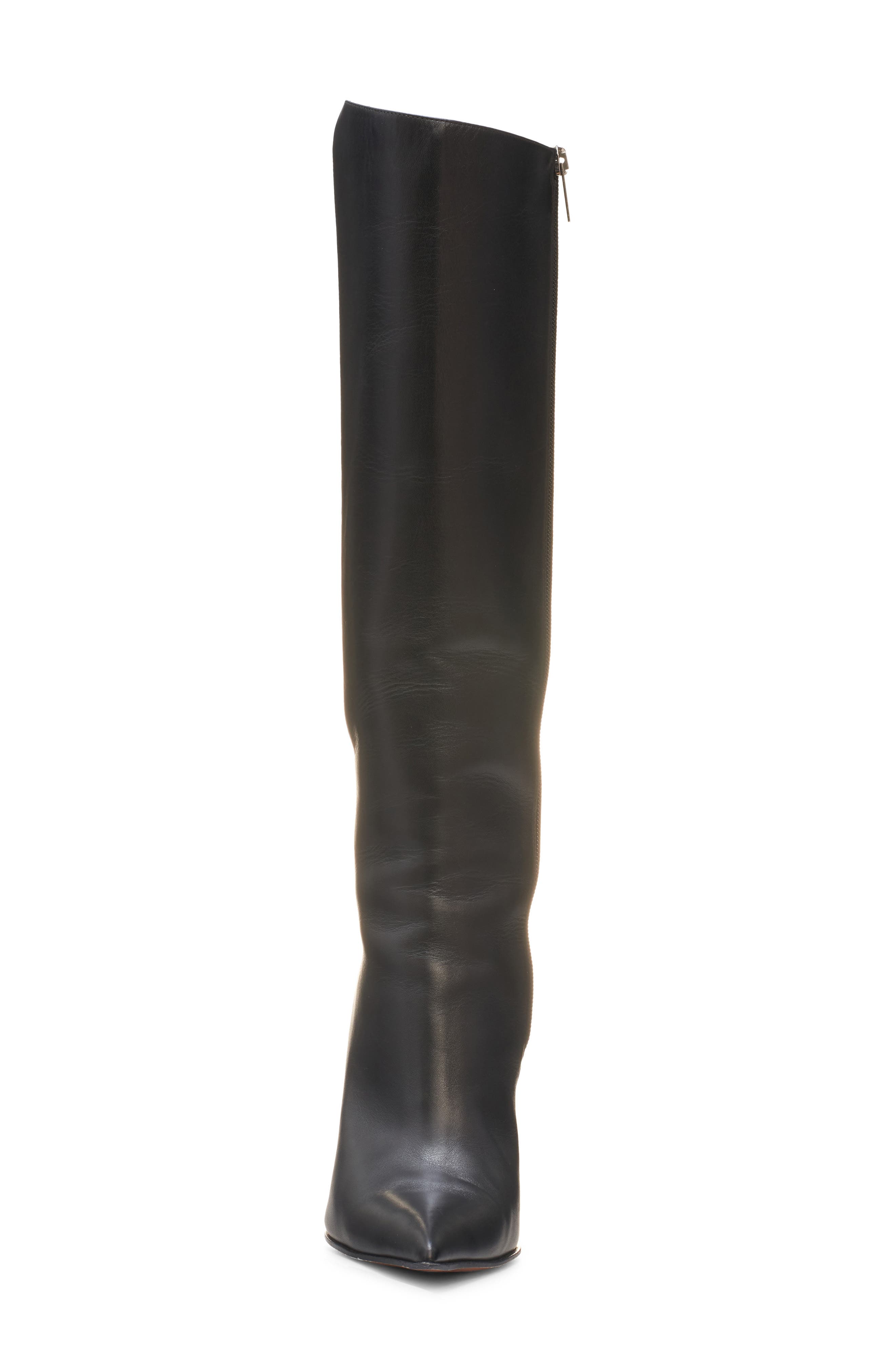 McQueen Birdee Knee High Boot, Alternate, color, Black